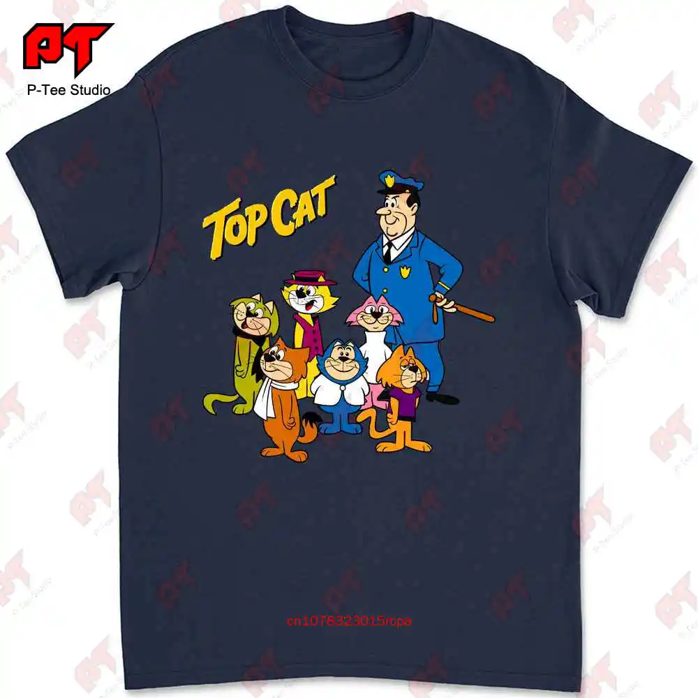 Tributo Cat Hanna Barbera-Cartone Anni 80-Cult T-shirt T6Z0