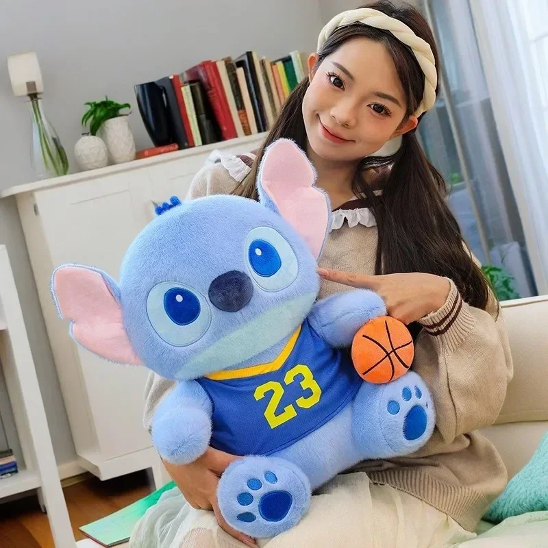 25/30/45 cm Disney Lilo & Stitch Cartoon Creatieve Basketbal Sport Knuffel Anime Ster Baby honkbal Stitch Pop Cool Gift Speelgoed