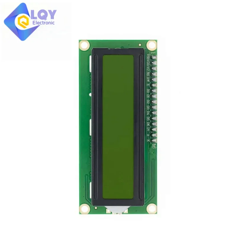 LQY 10PCS LCD1602 1602 LCD Module Blue / Yellow Green Screen 16x2 Character LCD Display PCF8574T PCF8574 IIC I2C Interface 5V