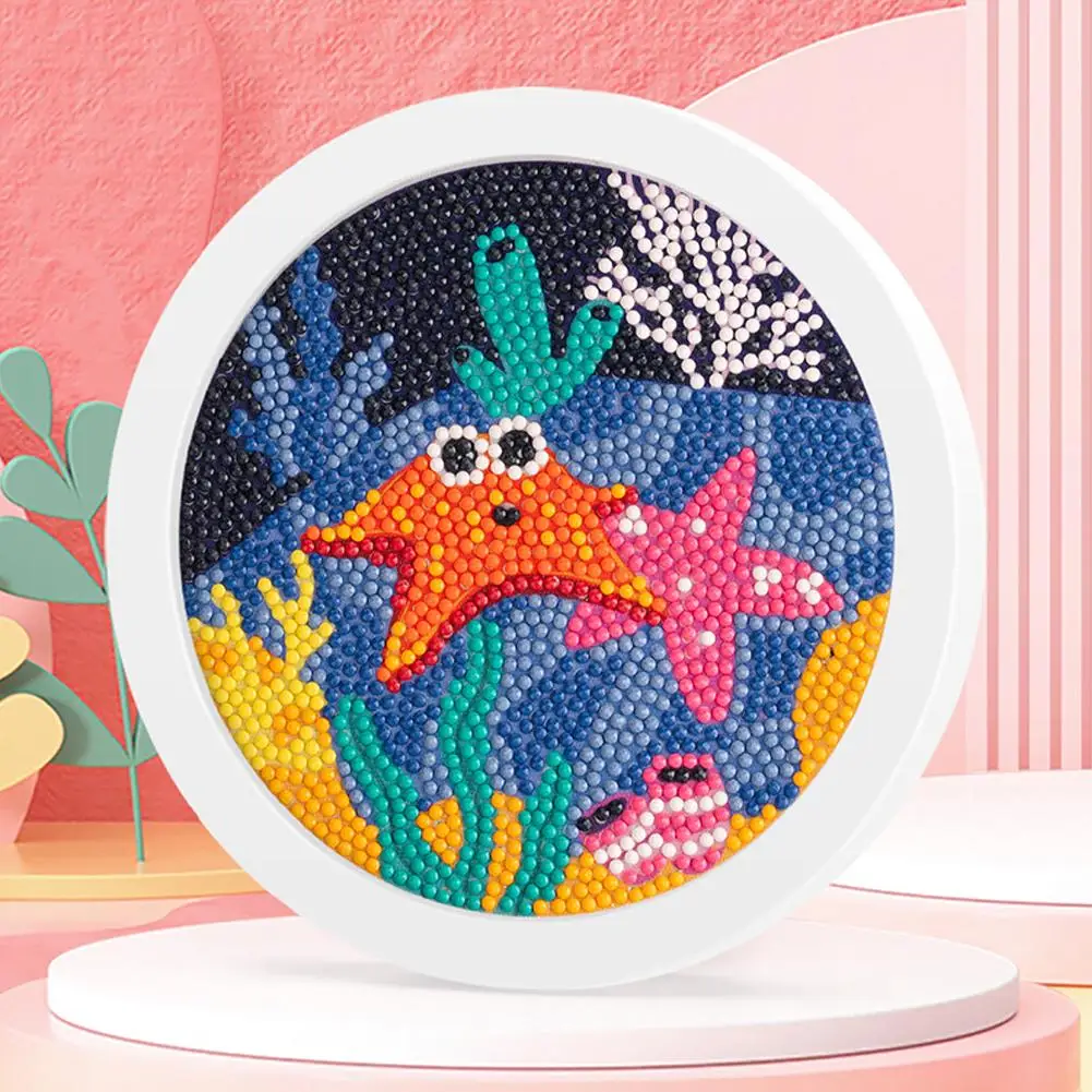 DIY Kits Cartoon Animal Picture Crystal Rhinestone Diamond Embroidery for Adults Kids Beginners Art Craft Tools K0H6