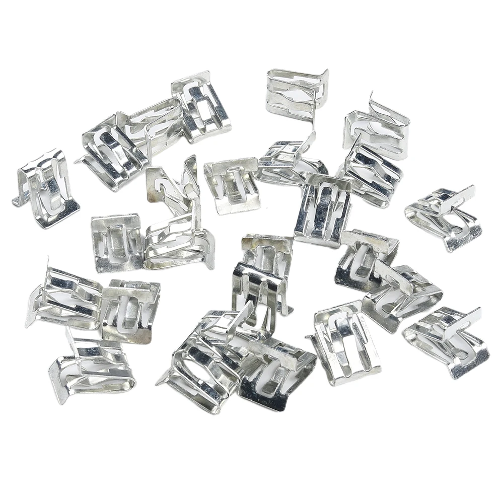 

25Pcs Car Clips Fastener Clips Metal High Quality Hote Sale Metal Fastener Clips Professional Brand New Durable