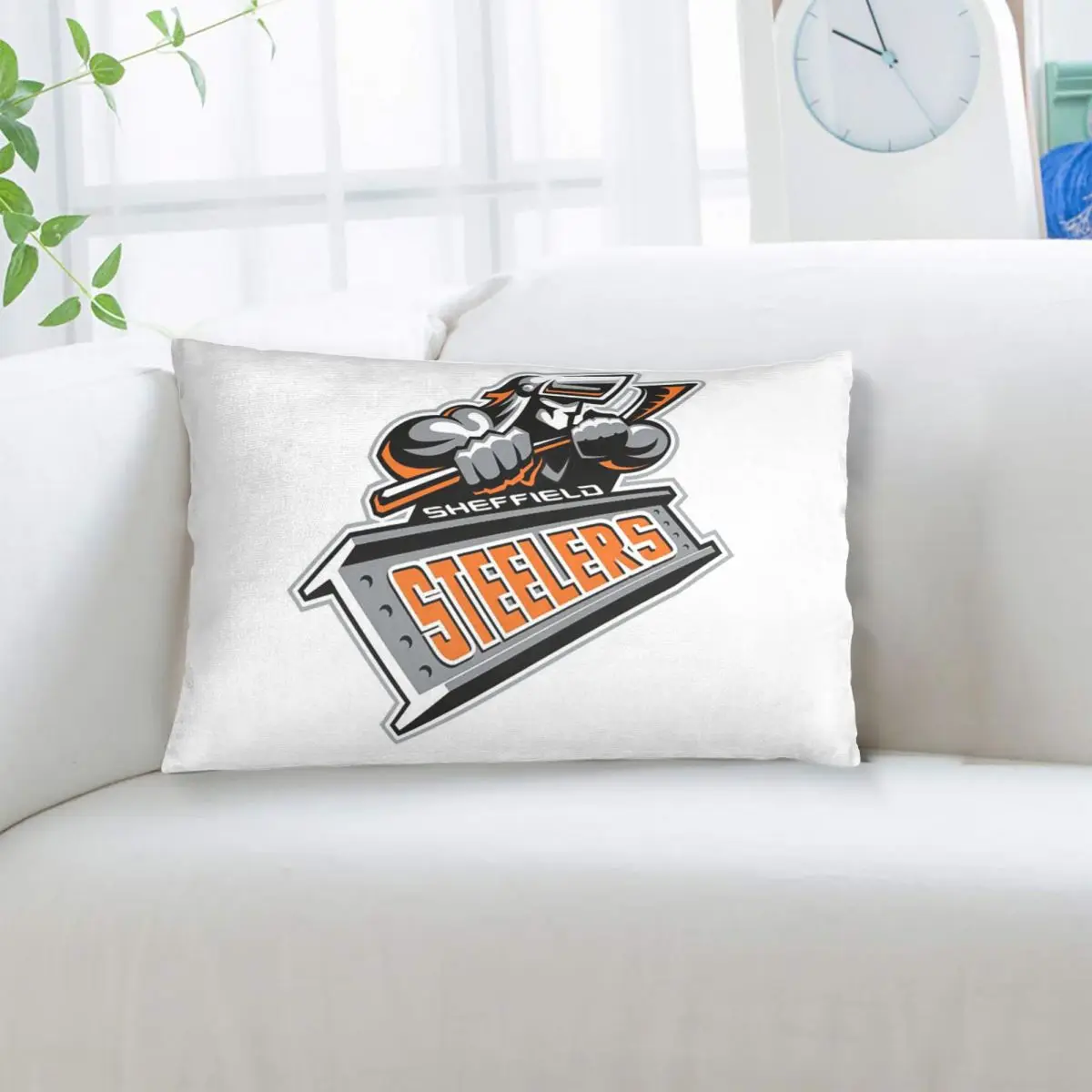 Funda de almohada rectangular Sheffield Steelers, funda decorativa para cojín, decoración para dormitorio, cama, hogar, almohada cómoda