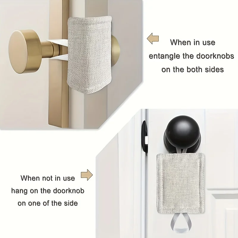 Door Cover Three Piece Set Kindergarten Muffler Closing Pad Soundproof Door Pad No Drill No Marks Home Kids Bedroom