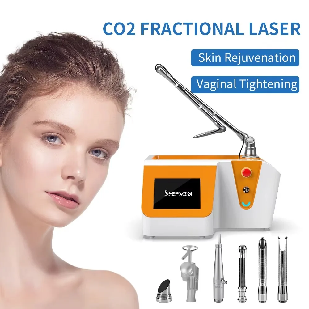 

Portable 10600nm Co2 Fractional Laser Machine For Vaginal Tightening Acne Removal Skin Rejuvenation Stretch Mark Removal Devices