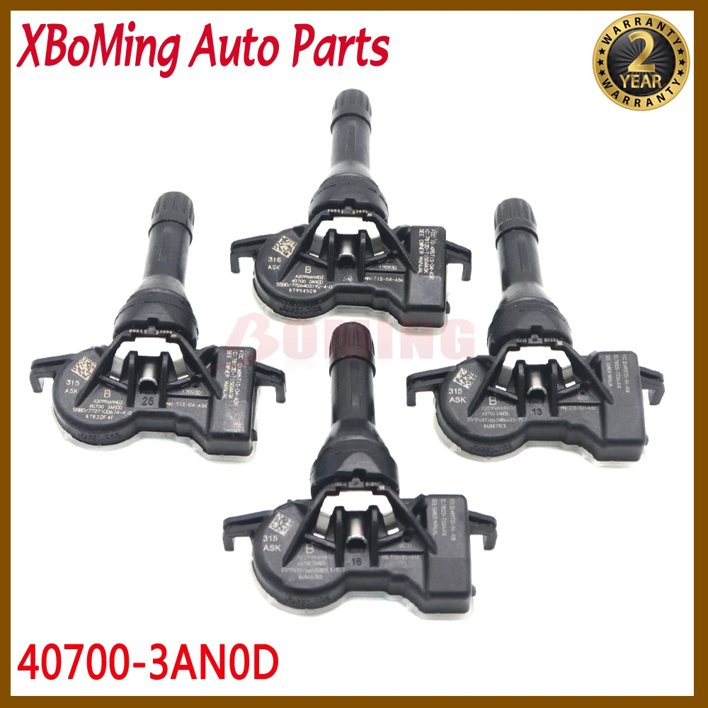 40700-3AN0D für Nissan Sentra 2017-2019 315 MHz 407003 AN0D 40700 3AN0D Auto TPMS Reifen Luftdruck Monitor Sensor System