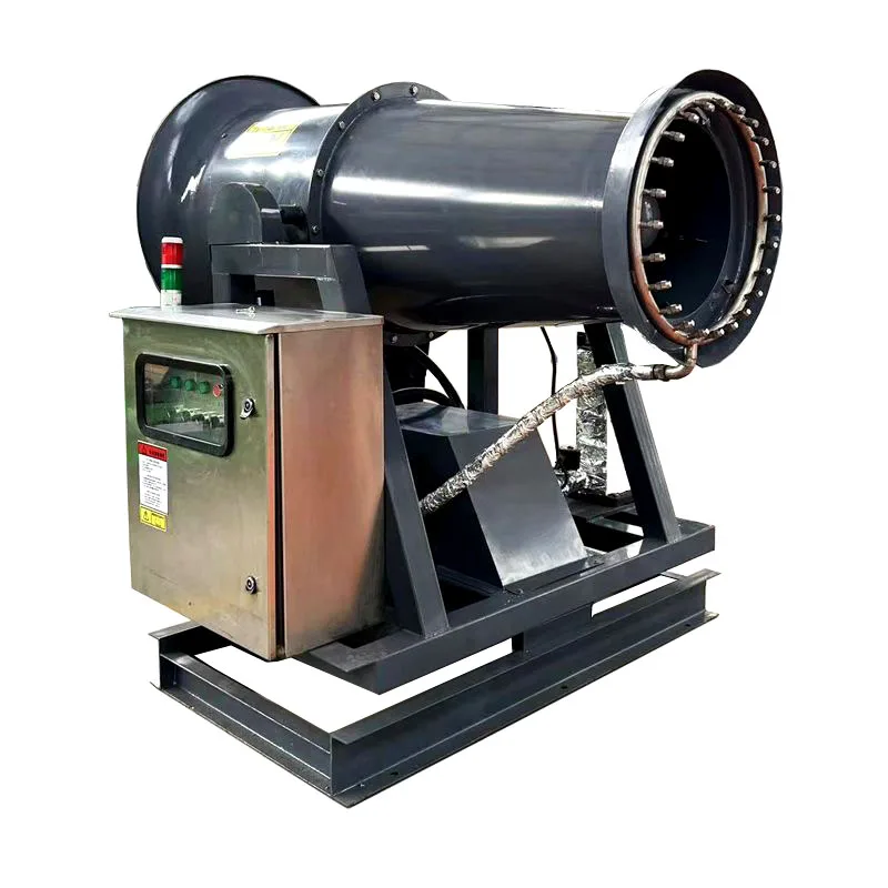 High-Efficiency Powerful Automatic Metal Mist System Electric Garden Cannon Sprayer Agricultural Fog Machine With High Pressure