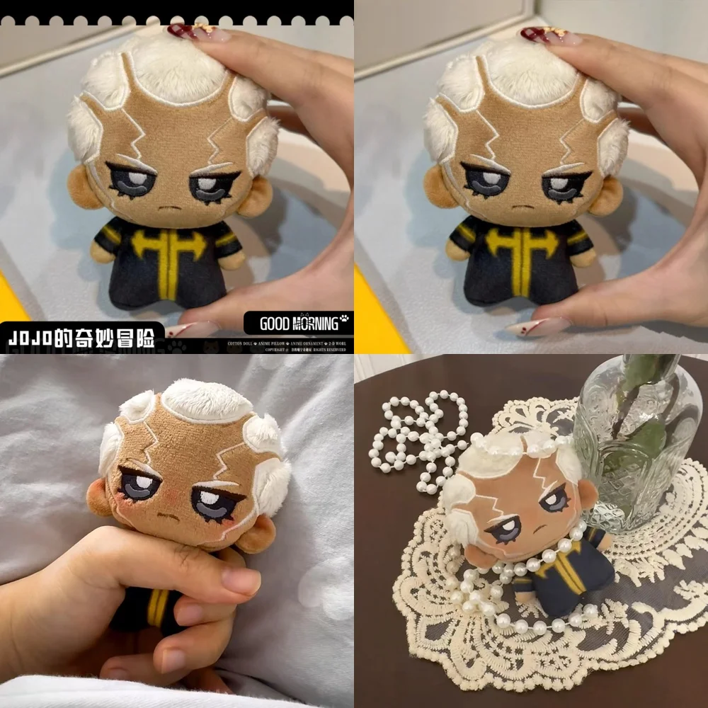 

JoJos Bizarre Adventure Enrico Pucci 10cm Anime Figure Jolyne Cujoh Doll Collectible Cotton Cartoon Plush Toy Gifts