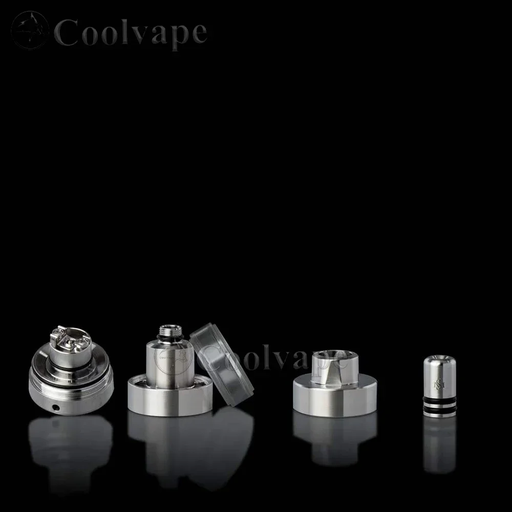 Wolfcoolvape Kayfun Lite Plus 2021 MTL RTA 316SS رذاذ خزان قابل لإعادة البناء 22 مم ملف واحد لمجموعة السجائر الإلكترونية Vape Mod