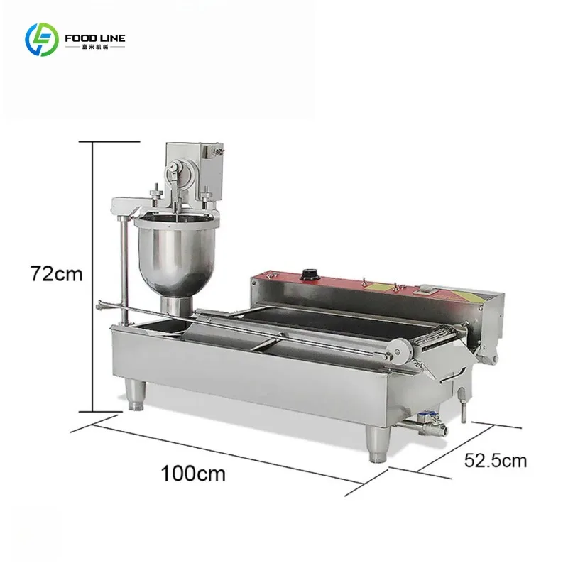 Customized Automatic Dough Dividing Cutting Machine For Bakery Doughnut Making