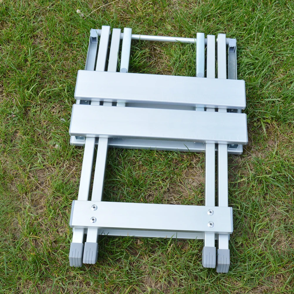 

Portable Folding Aluminum Chair Compact Lightweight Outdoor Stool Lightweight for Fishing Camping Hiking Picnic