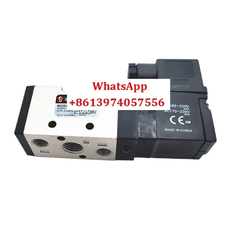 

SVF3130 электромагнитный клапан SANWO пневматический клапан двухпозиционный пятиходовой регулирующий воздушный клапан 220 В 24 В