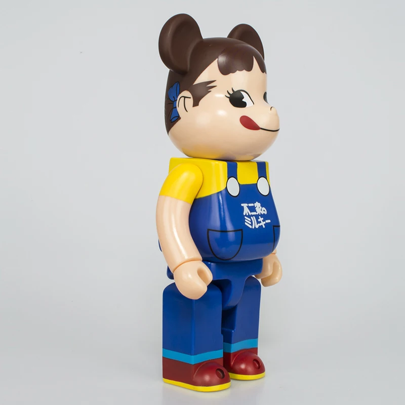 Hot selling bearbrick 28cm  400% building  BB Fujiya PEKQ cartoon doll ornaments action figure