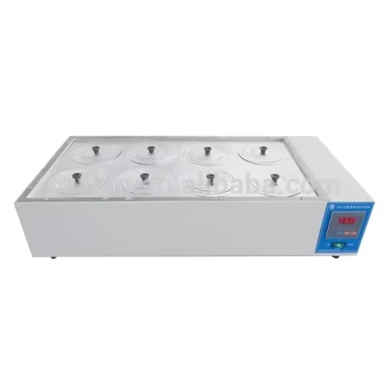 Digital Constant Temperature Water Bath 2 Rows 8 Holes Laboratory Heating Equipment for Science Research School Lab Use High