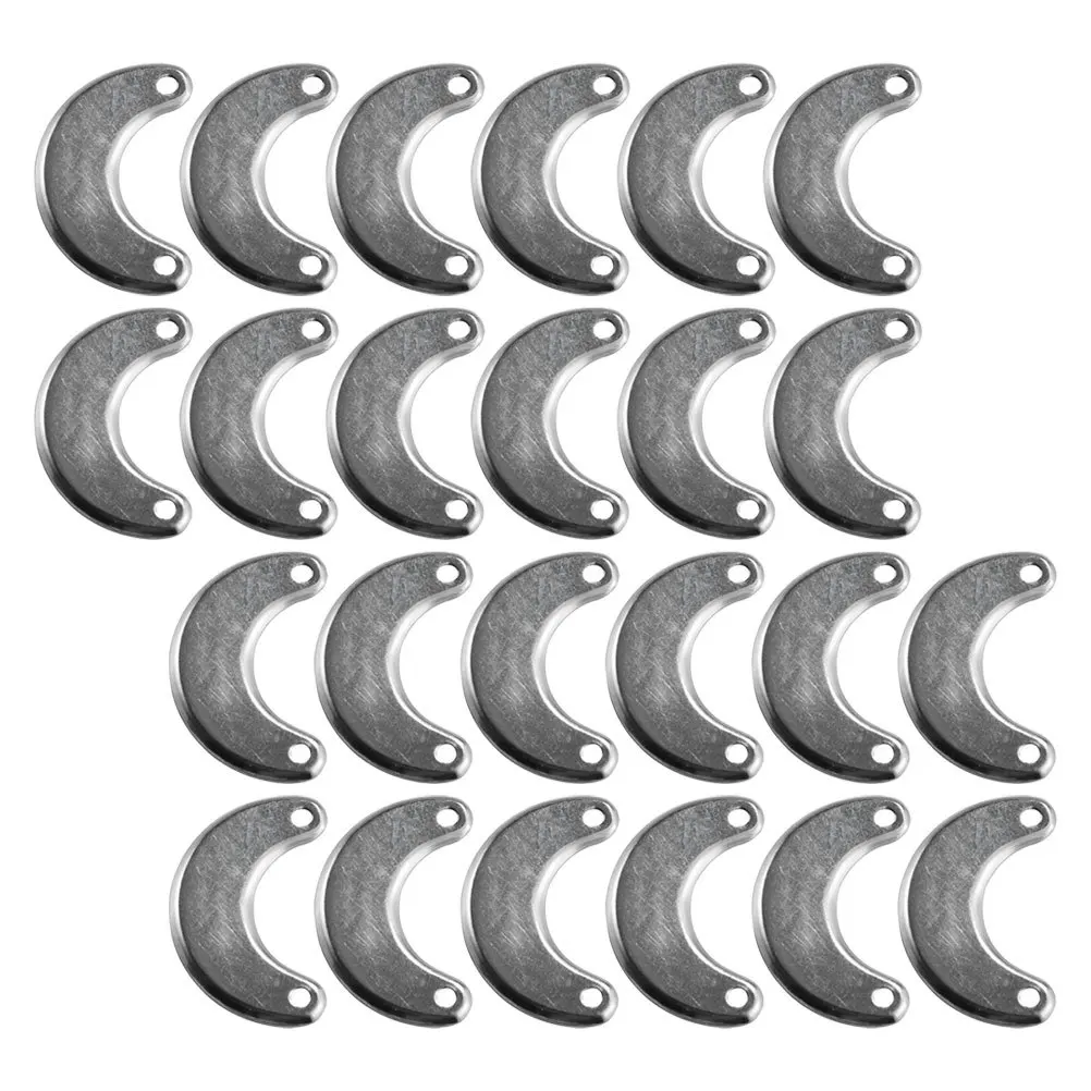 

50pcs Photo Frame Mount Board: Durable Metal Backing Clips For Picture Frames Headboards Craft Projects Flat Turn Button