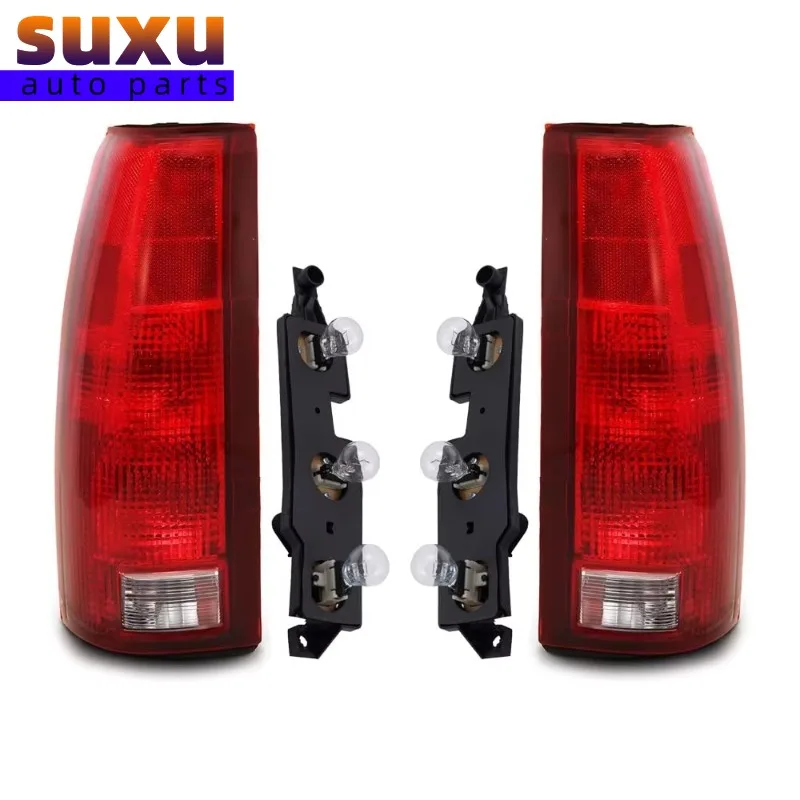 

Tail Light Assembly with Bulb GM2801104 GM2800104 For Chevrolet GMC C/K Truck 1988-2000 Suburban Tahoe Yukon Blazer