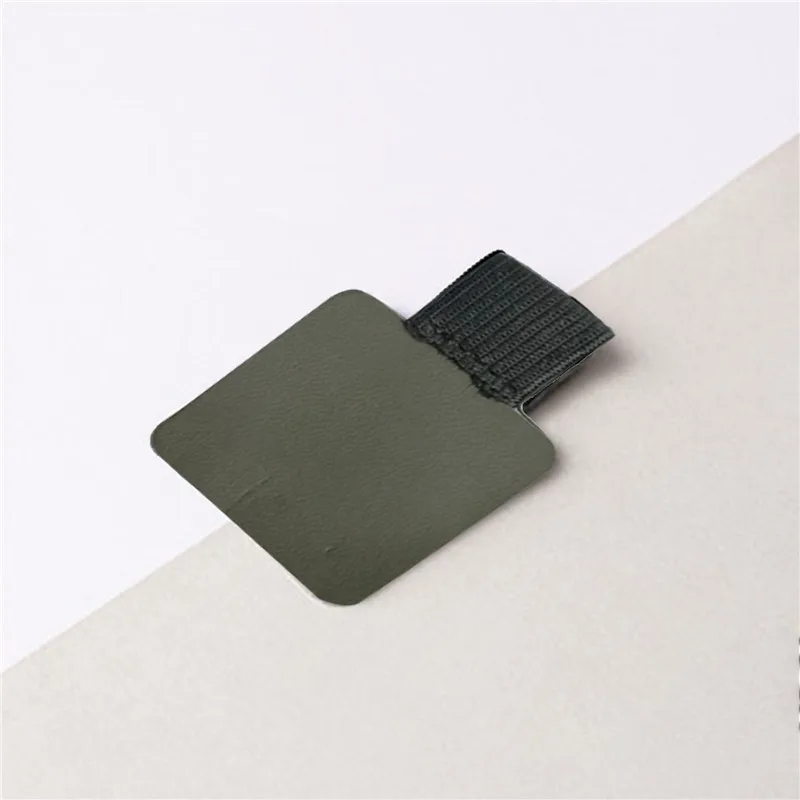 5 Pcs/Set Self-Adhesive Leather Pen Loop for Creative Notebook Pen Loop Holder Notebooks Accessories Pencil Elastic Loop