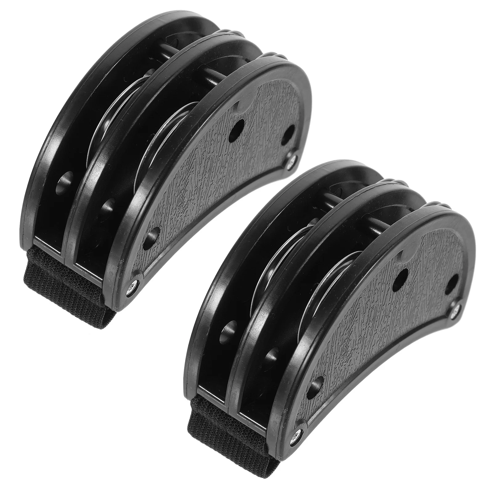 

2 Pcs Tambourine Foot Percussion Music Instrument Musical Bulk Bell Shaker for