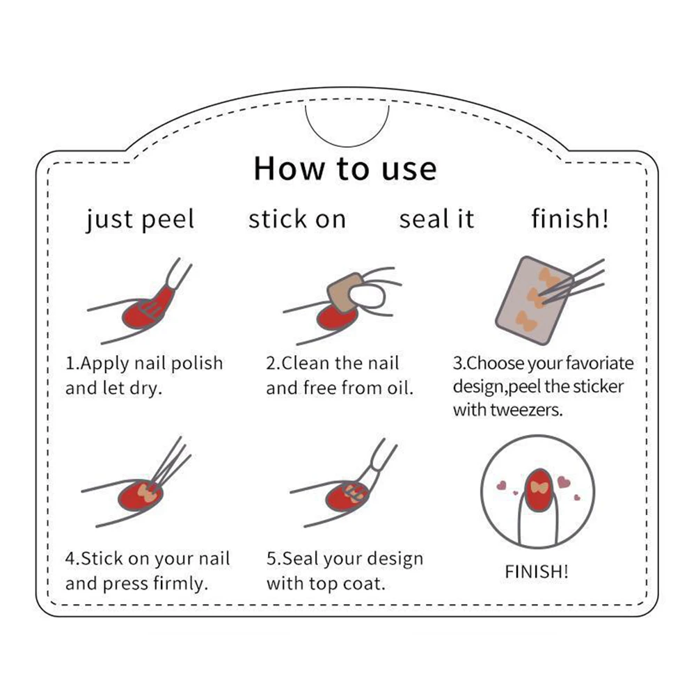 5D Squisiti adesivi per unghie con volto sorridente Decalcomanie autoadesive in rilievo Dopamina Decorazioni carine per nail art