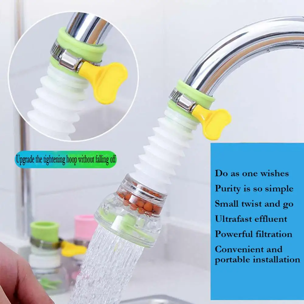 360 Rotate Faucet Kitchen Faucet Aerator Water Diffuser Bubbler Water Saving Filter Shower Head Nozzle Tap Connector