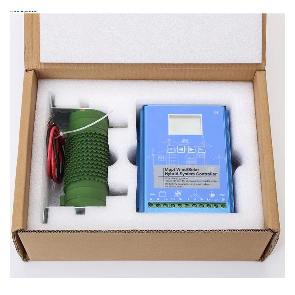 Solar &Wind Hybrid System MPPT Charge Controller Solar Controller 12V 24V Auto 48V Regulator Home Use Wind Generator