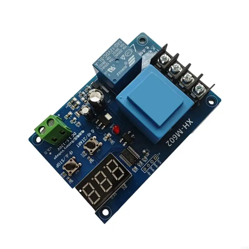 Controle carregamento bateria lítio com display digital do módulo carregador bateria 918C XH-M602