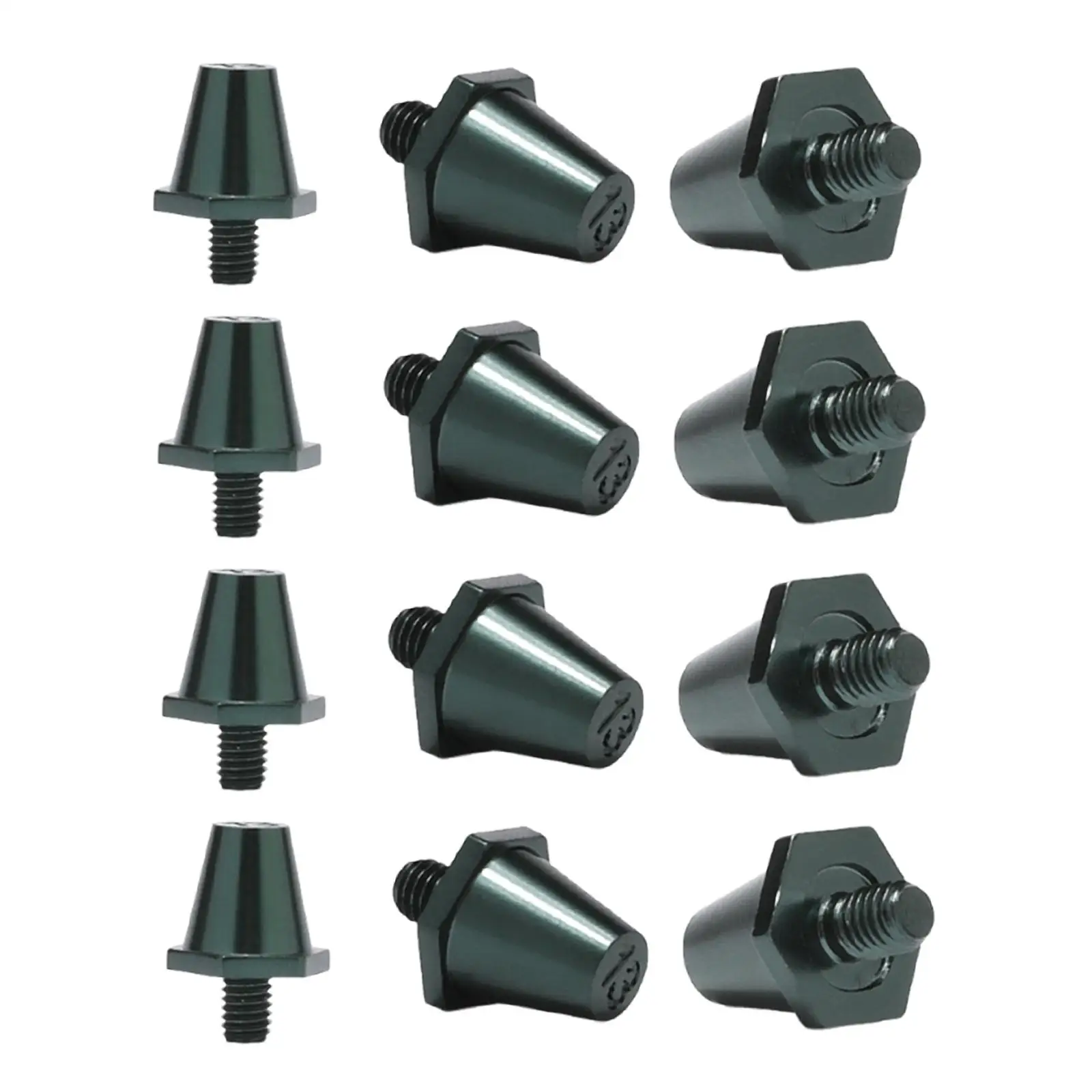 

12-компонентные шпильки для футбольных бутсов, шпильки для обуви для регби, нескользящая прочная замена для легкой атлетики для занятий спортом