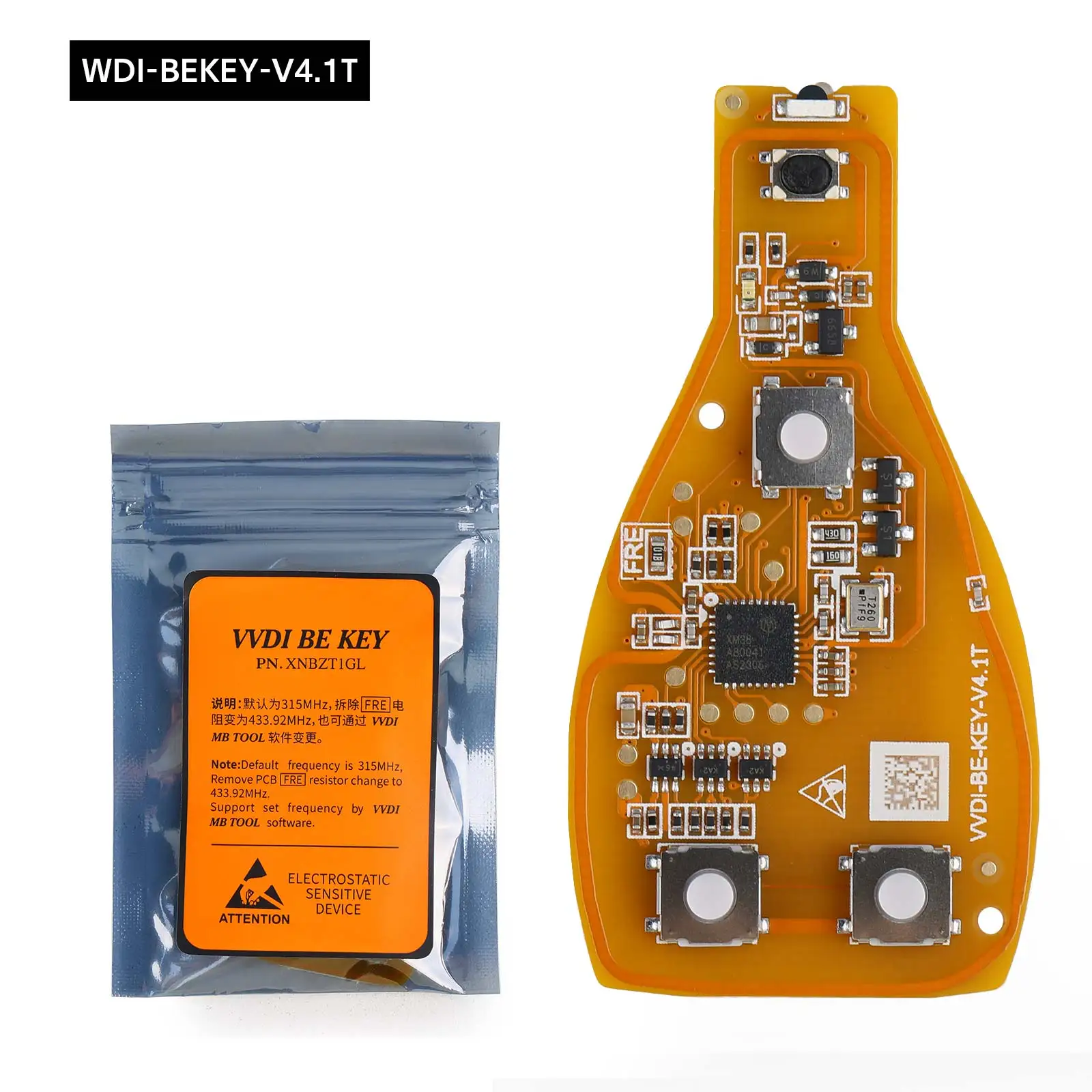 VVDI BE Key Pro Improved Version for Benz Universal Key work with Autel IM508 IM608 IM608 PRO Key Programmer (NO LOGO)