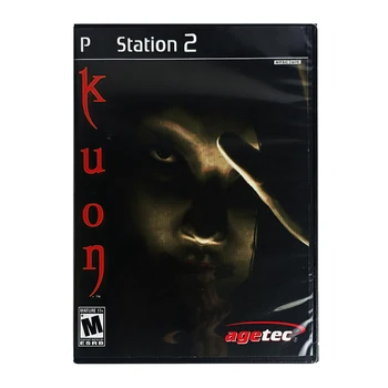 PS2 Kuon Unlock Console Station 2 Retro Optical Drive Video Game Machine Parts with Manual Copy Disc Game