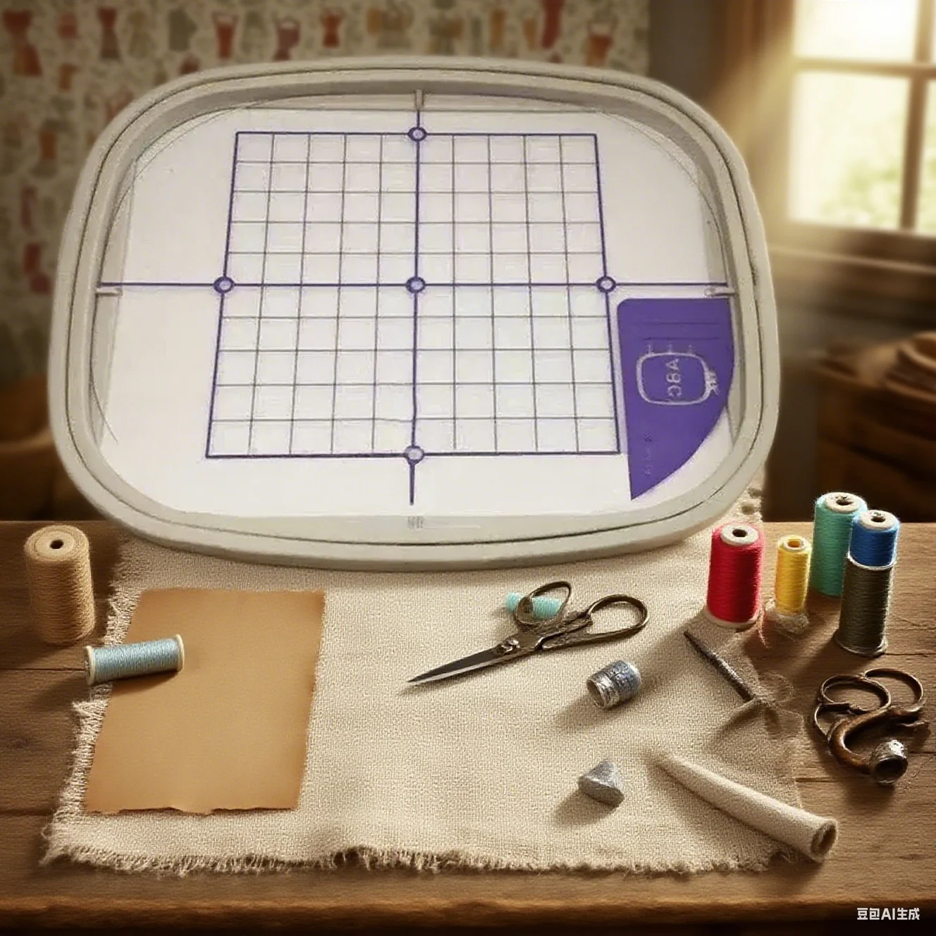 

Многофункциональная вышитая рамка для рукоделия, вышивка крестиком, обруч для шитья для бытовой швейной машины Brother