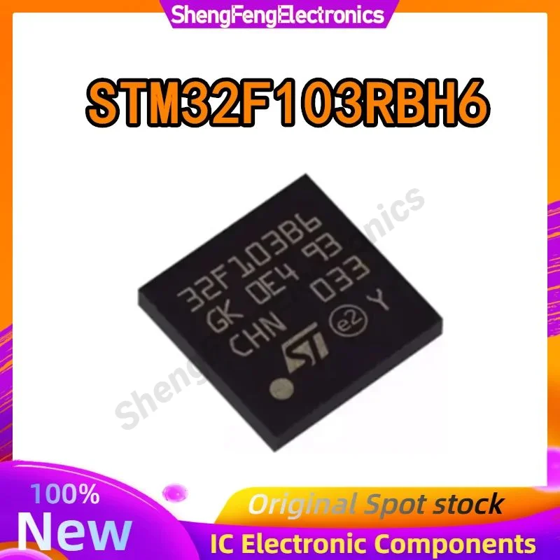 

STM32F103RBH6 32F103B6 BGA-64 32-bit IC Chip 100% New Original in stock