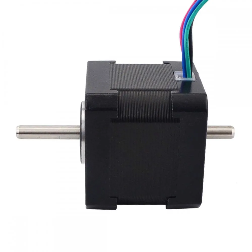 Dual Shaft 4-lead Nema 17 Stepper Motor 42 Motor 40mm 45Ncm(63.74oz.in) 2A Step Motor for CNC XYZ/3D Printer