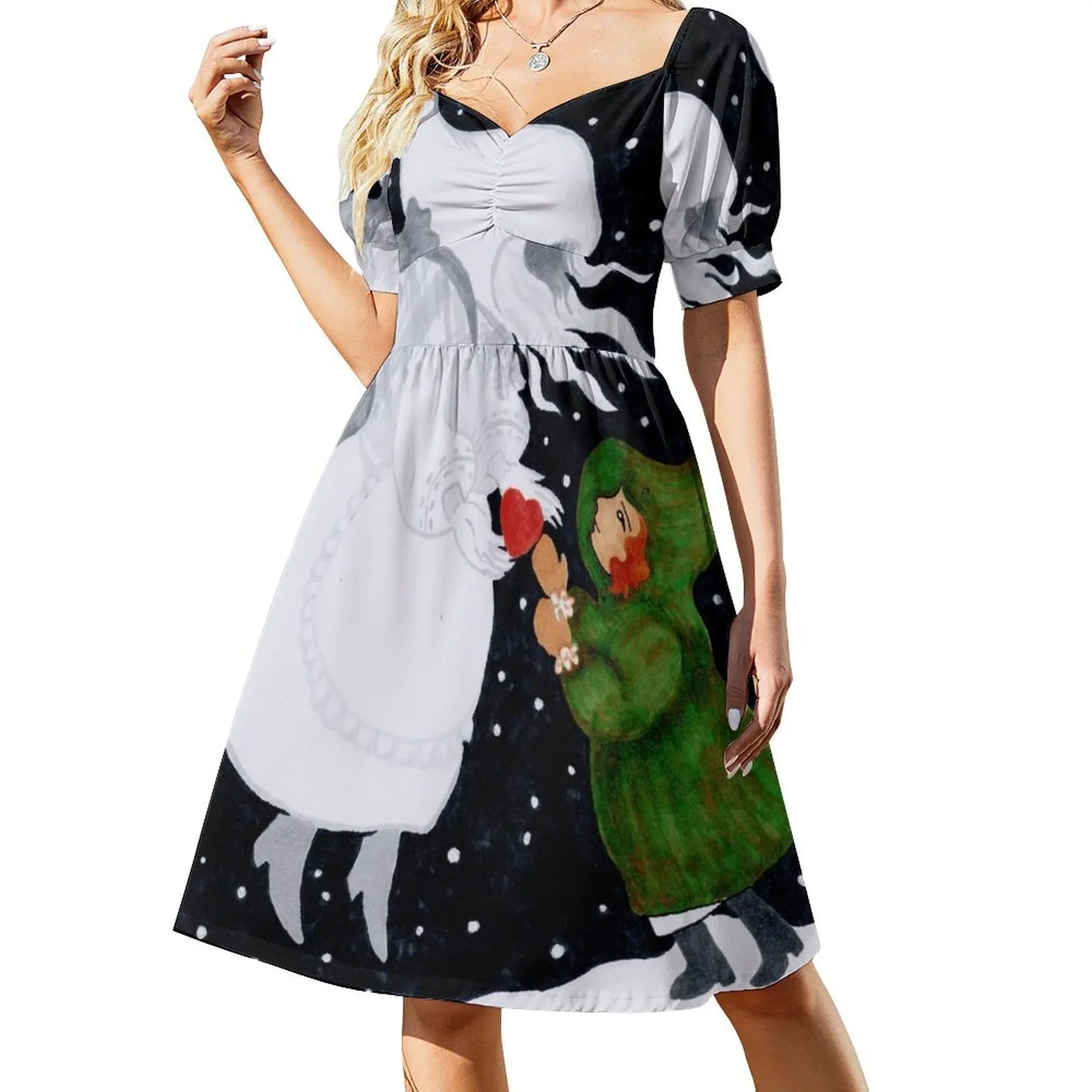 

La Befana Short-Sleeved Dress summer dress Dress for girls prom clothes