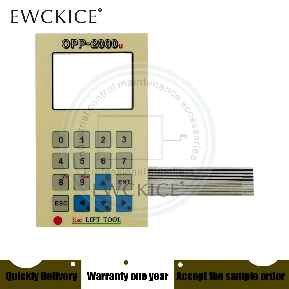 NEW OPP-2000u HMI Esc LIFT TOOL PLC Front label Industrial control sticker