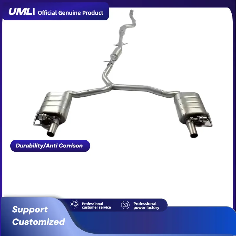 

Для Mercedes-Benz C43 GLC43 AMG 3.0T производительная выхлопная система автомобильная стальная труба с дистанционным управлением 304 глушитель клапана