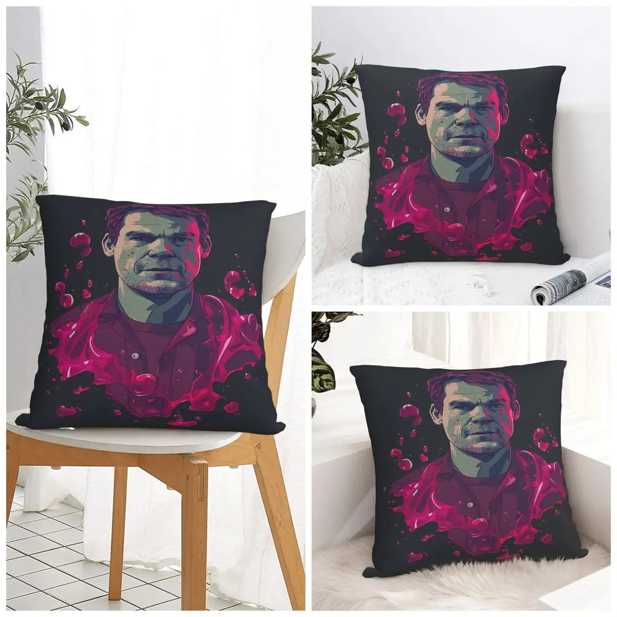 Dexter Morgan Pillow Cover Square Pillow Case Cushion Cover Fashion Graphic Pillowcases For Living Room Chair