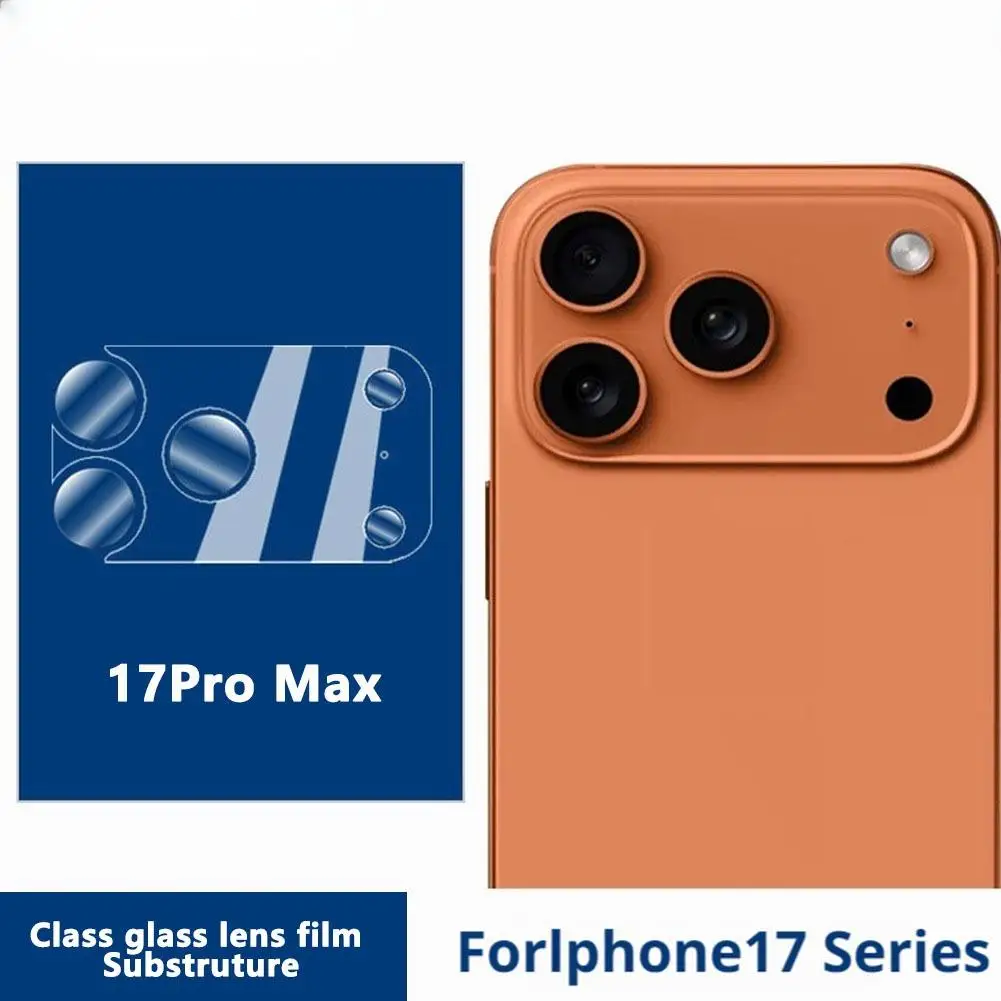 آيفون 17 سلسلة عدسة فيلم + قاعدة عدسة واقية فيلم مكافحة البقع المضادة للبصمة عدسة حامي مثاليا ملحقات الهاتف