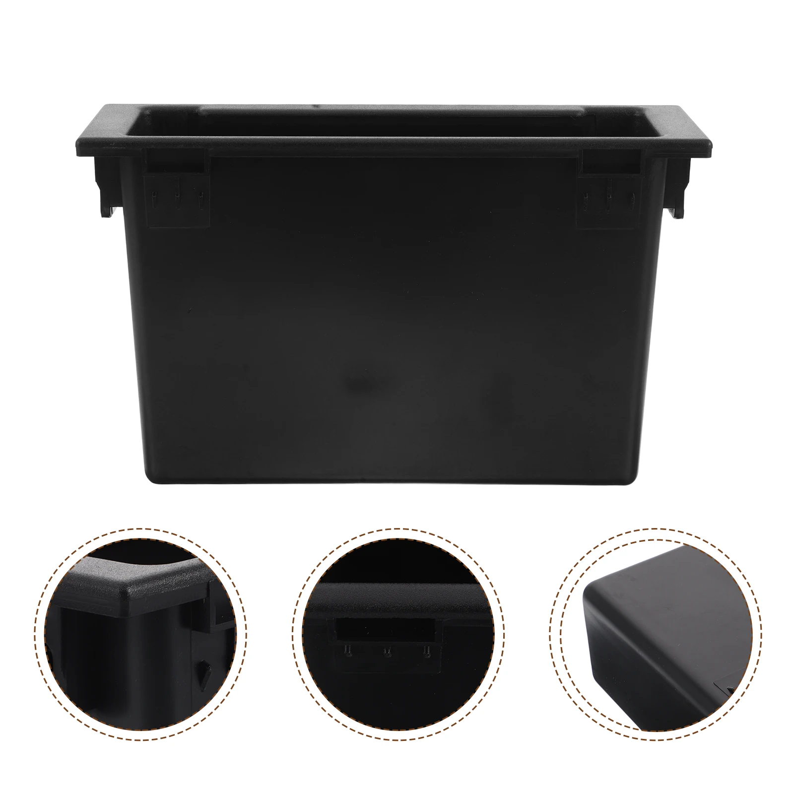 

Single Din Mount Dashboard Organizer Pocket Compatible For Mazda Durable Storage Box Multifunctional Radio Mounting Pocket Dash