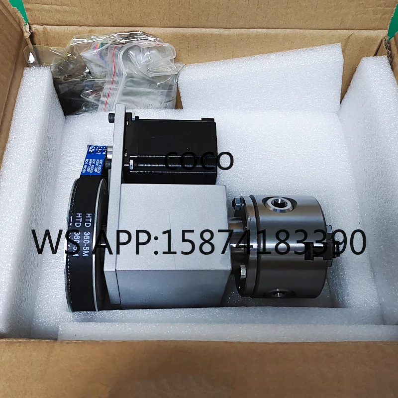 80mm 4th Axis Rotary Chuck CNC Rotary Axis with Activity Tailstock CNC Machine Parts