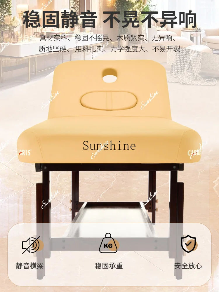 

Beauty salon massage massage bed high-end solid wood traditional Chinese medicine massage TF