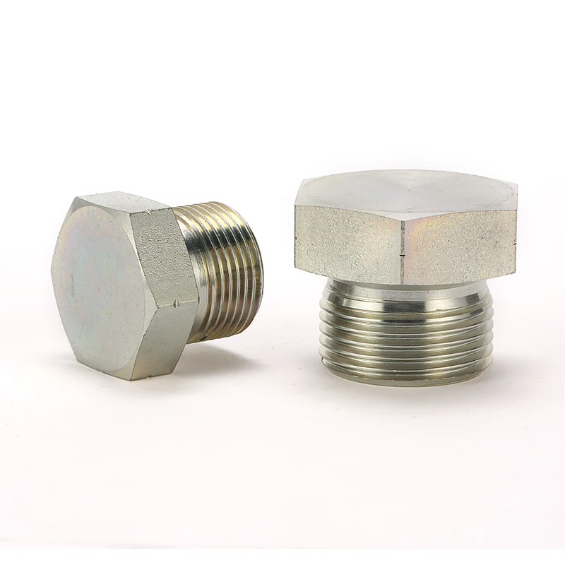 100PCS 4B-04|BSP Male 60° Seat Plug|Hydraulic Male Plug|1/4'' BSP Threaded|Leak-proof|High Pressure|Factory Sells Directly