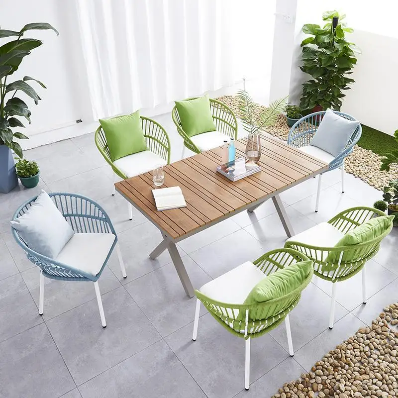

Outdoor rattan chairs courtyard simple leisure terrace garden yard tables and chairs outdoor balcony furniture