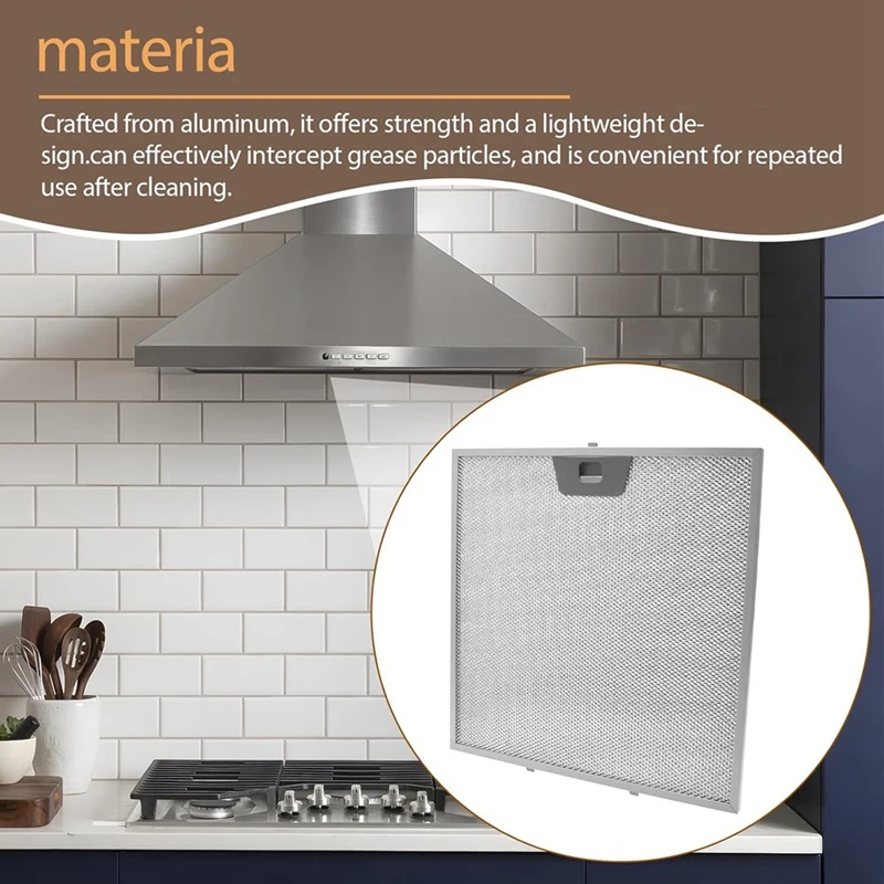 AB15-WB02X24872 Filtro antigrasso per cappa da cucina JVW5301BJTS JVW5301EJES JVW5301FJDS JVW5301SJSS JVW5301SJ1SS