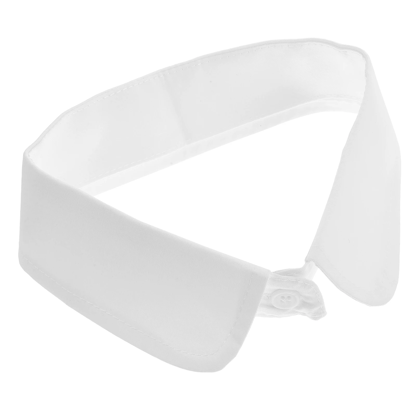 

Fake Collar Men Women Detachable Chiffon False Collars Decorative Shirt Faux Collar White Color Adjustable Size Toy