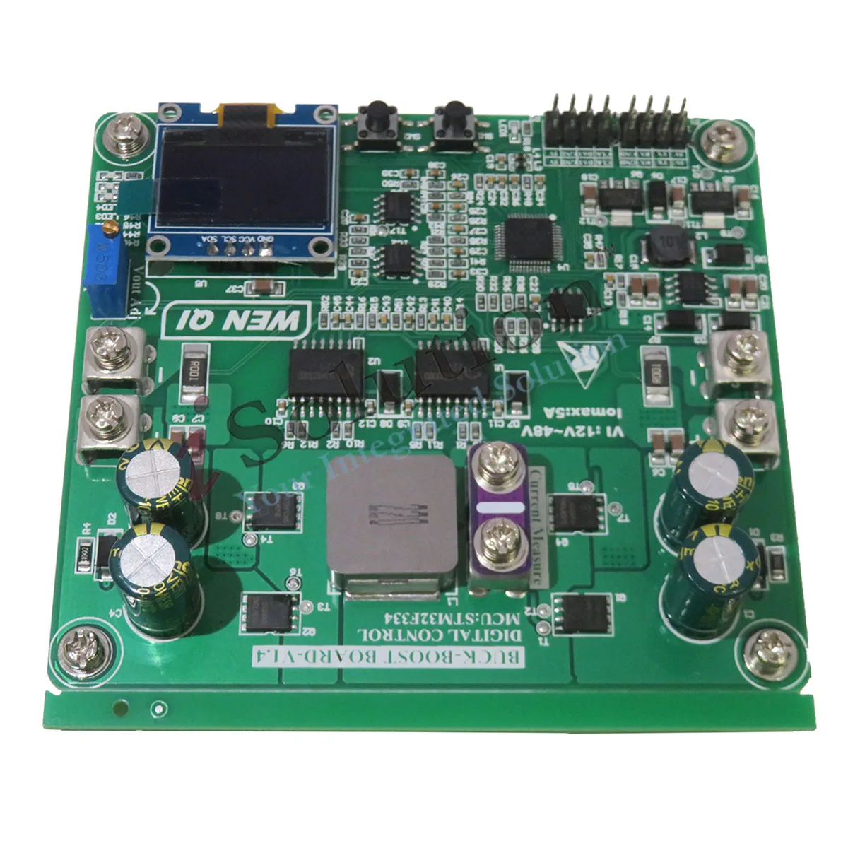 TopElec BUCK-BOOST STM32 Converter Board Digital Control STM32F334 Buck Boost Development Board Switch Power Supply