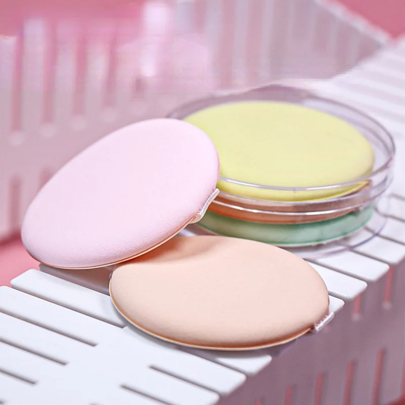 2Pcs Make Blender Cosmetische Puff Make-Up Spons Zachte Foundation Powder Puff Spons Beauty Tools Vrouwen Maken Accessoires Schoonheid