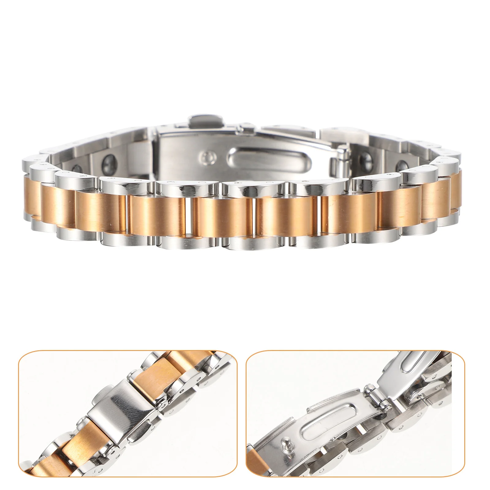 

Unisex Black Metal Bracelet Durable Adjustable Wrist Charm Daily Use Decorative Accessory Party Gifts Metal Bracelet