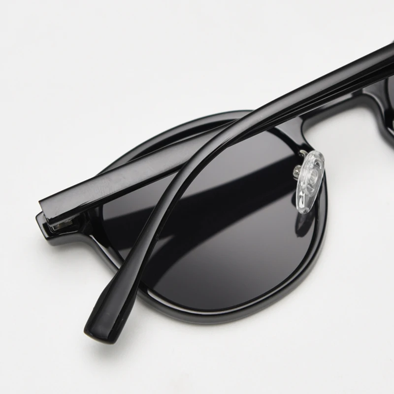 Kachawoo Damen-Sonnenbrille, rund, polarisiert, blau, grau, schwarz, Retro-Sonnenbrille, Herren-Accessoires, leichter TR90-Rahmen, Geburtstagsgeschenk – Detail 14