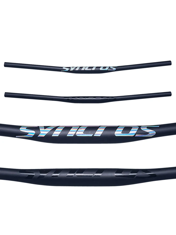 Kierownica rowerowa Syncros z włókna węglowego, kierownica MTB, kierownica rowerowa 31.8mm, płaska kierownica, kąt skrętu 9 stopni, szerokość 580mm - 760mm — 2