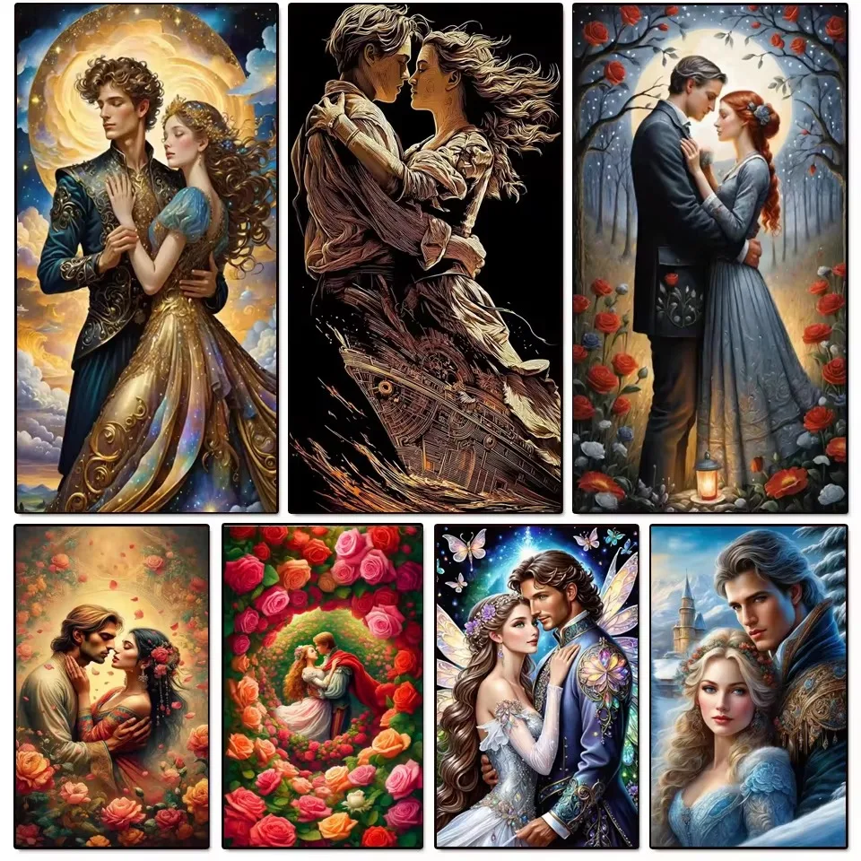 Romantic Sweet Love Story Flower Jigsaw Puzzles 500/1000/1200/2000PCS Handmade Art Exquisite Home Decor Gift No Frame