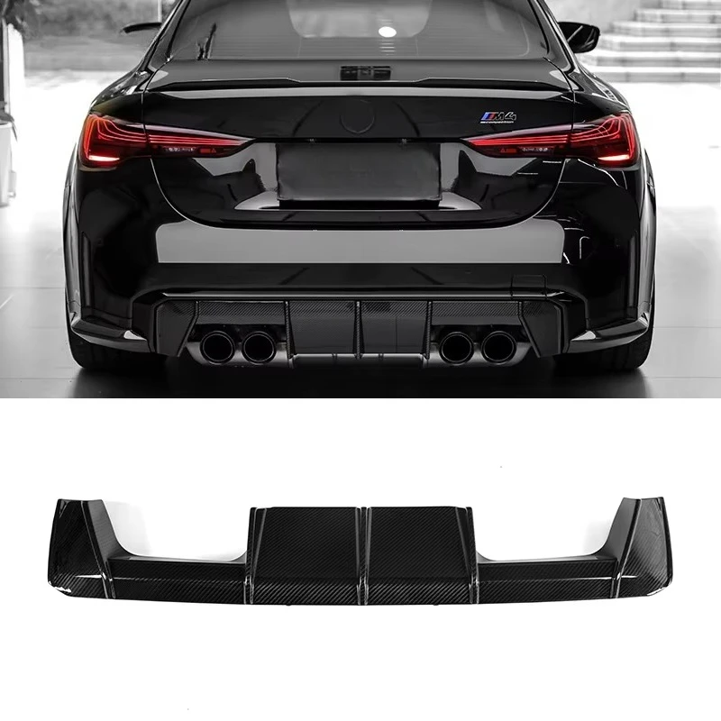 

Dry Carbon Fiber MP Style Car Rear Diffuser Rear Bumper Lower Splitter Lip Car Kit for G80 G81 M3 G82 G83 M4 Competition